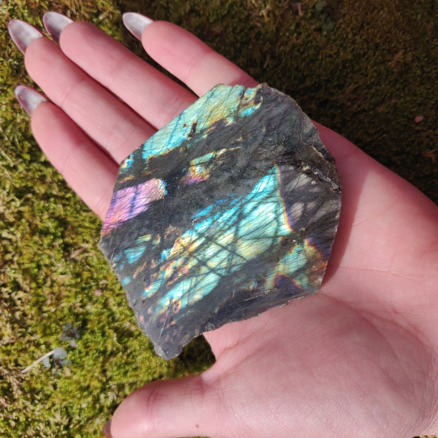Labradorite Slab - Self-Standing (#35) - Simply Affinity