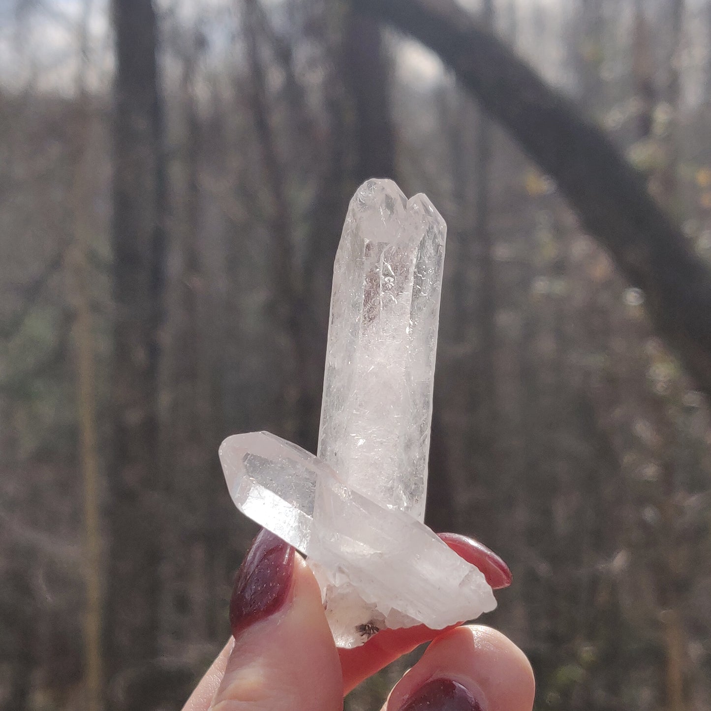 Raw Clear Quartz Point  (#A4)