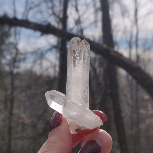 Raw Clear Quartz Point  (#A4)