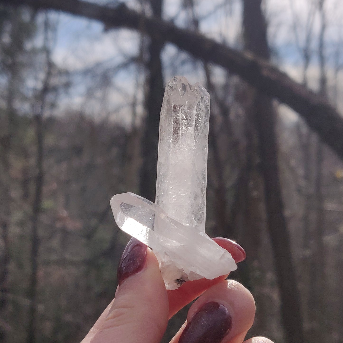 Raw Clear Quartz Point  (#A4)