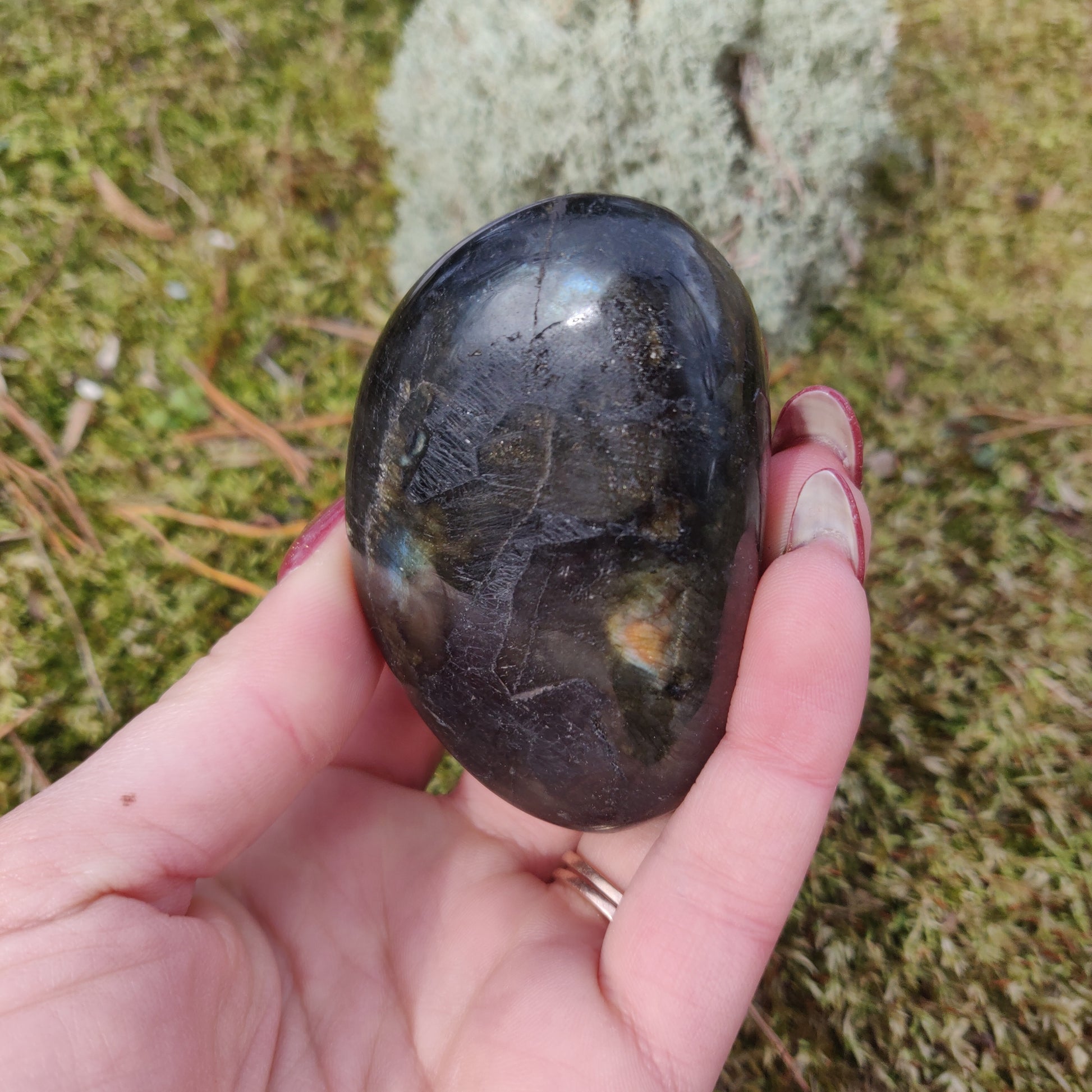 Labradorite Palm Stone (#102A) - Simply Affinity
