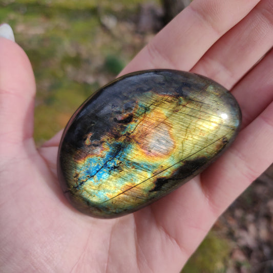 Labradorite Palm Stone (#102A) - Simply Affinity