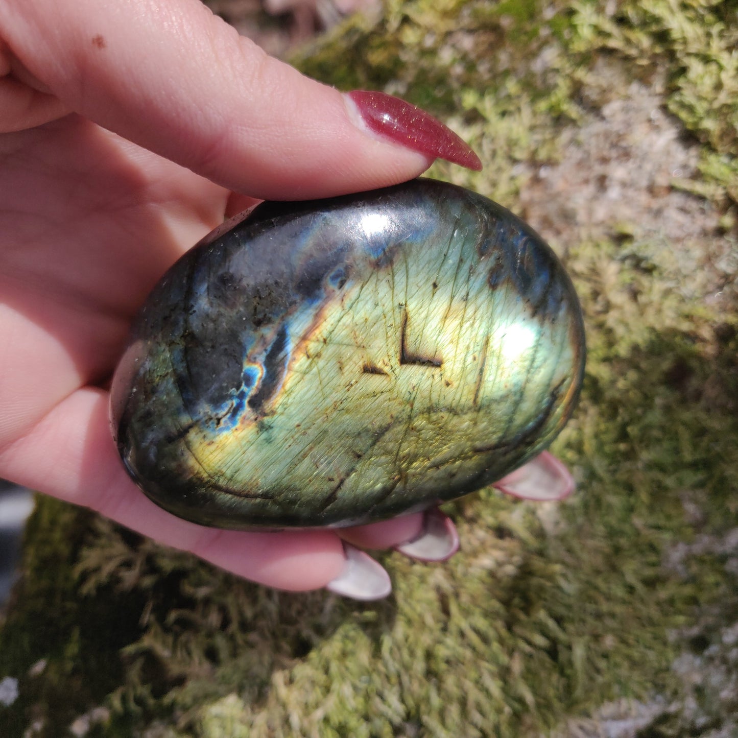 Labradorite Palm Stone (#71) - Simply Affinity