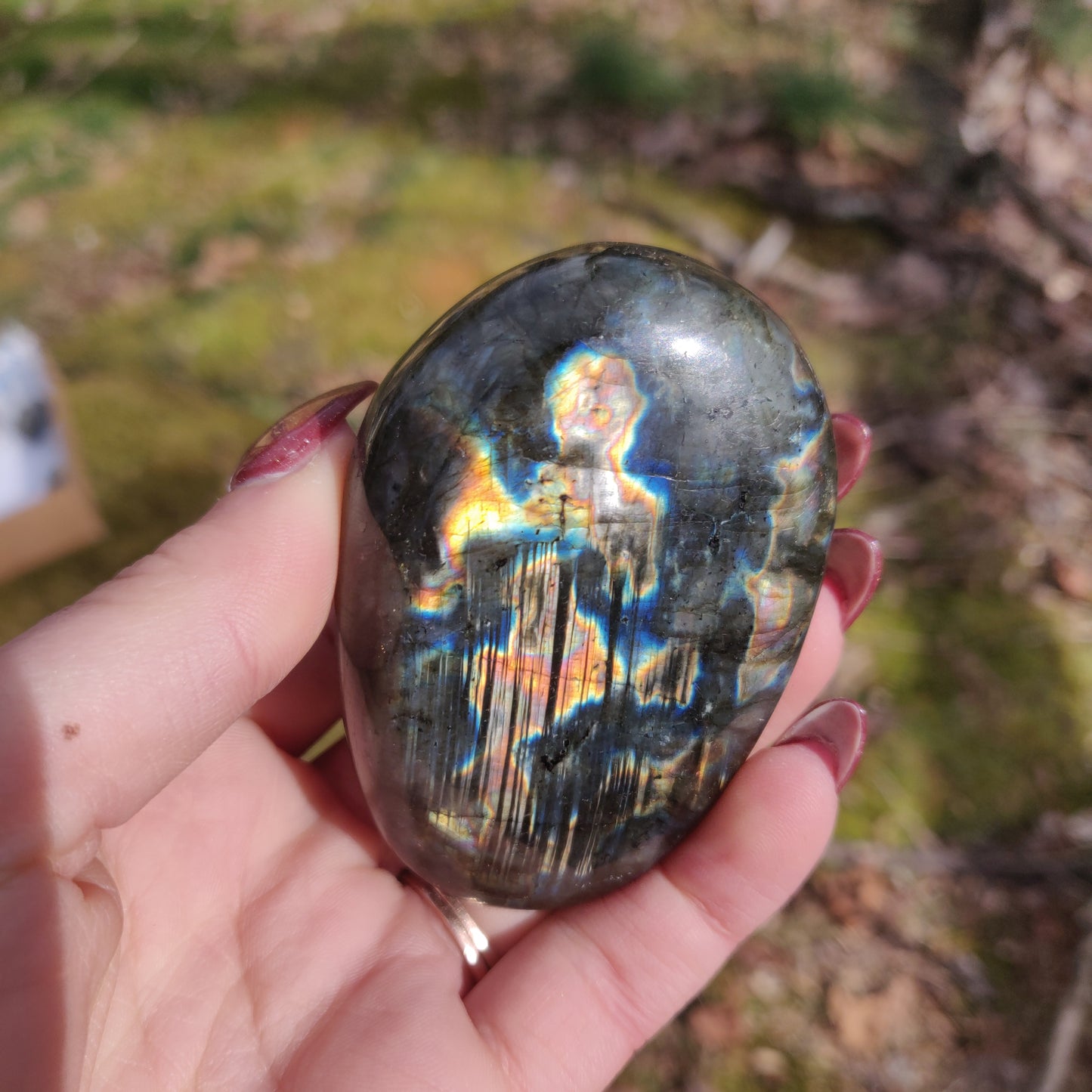 Labradorite Palm Stone (#3) - Simply Affinity