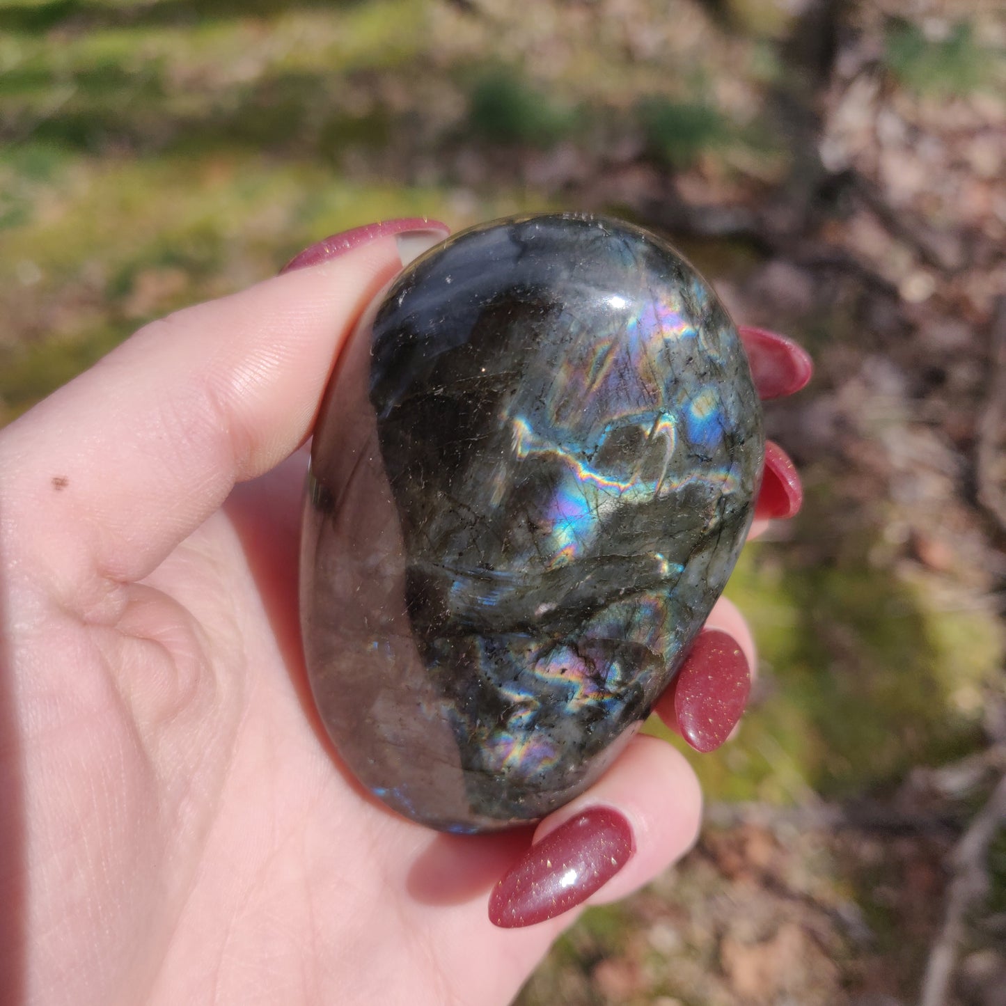 Labradorite Palm Stone (#3) - Simply Affinity