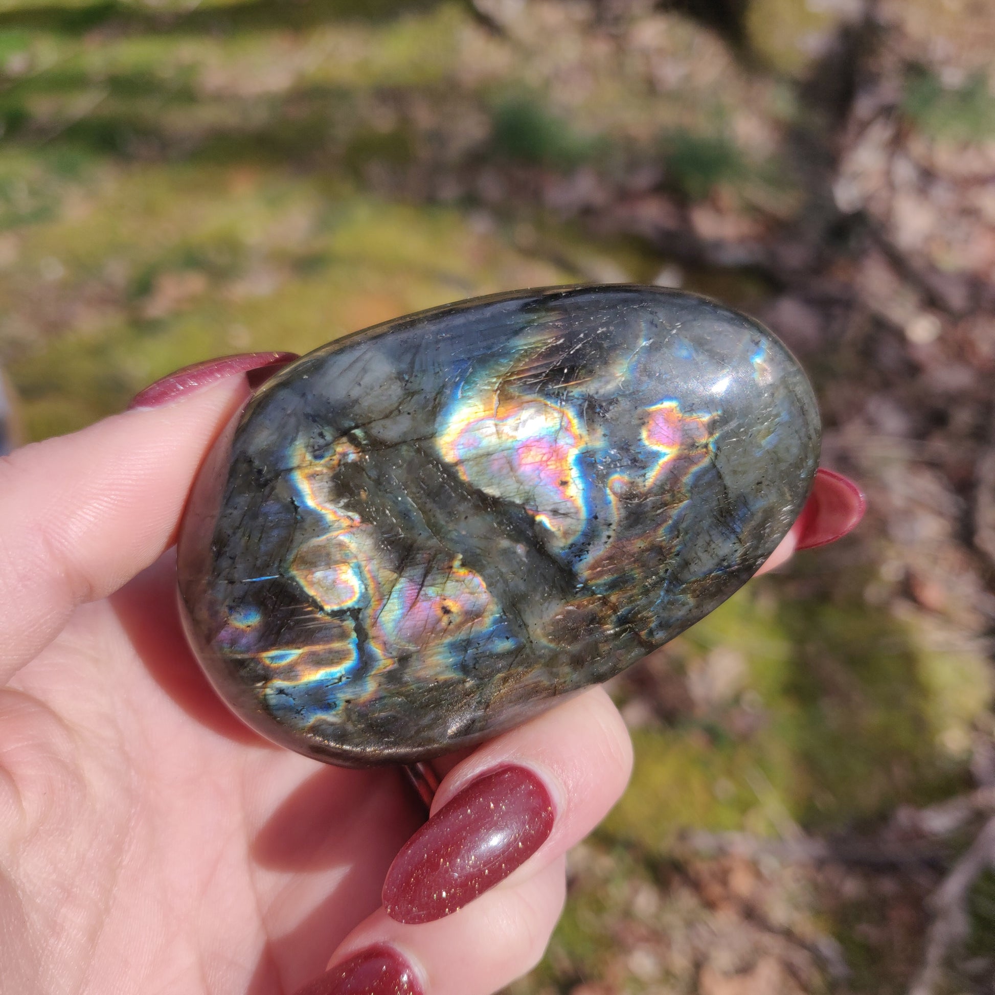 Labradorite Palm Stone (#3) - Simply Affinity