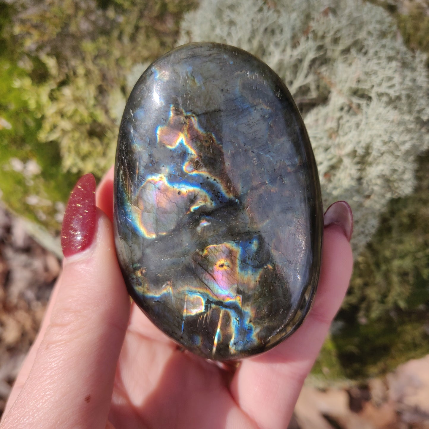 Labradorite Palm Stone (#3) - Simply Affinity