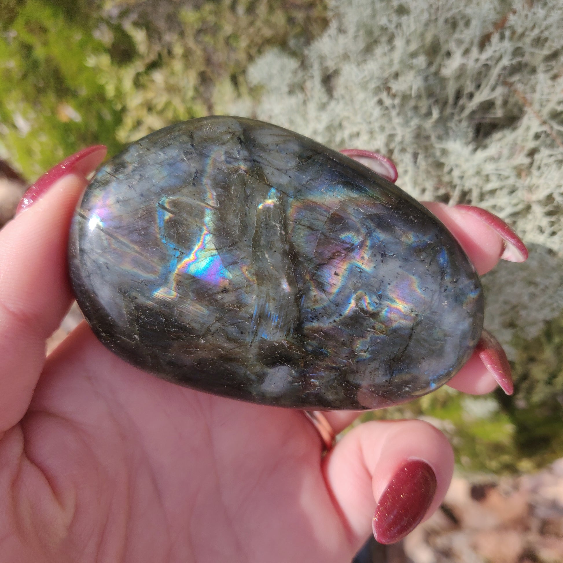 Labradorite Palm Stone (#3) - Simply Affinity