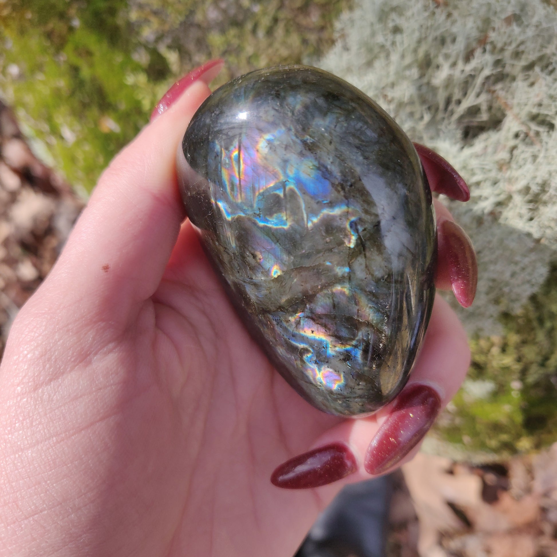 Labradorite Palm Stone (#3) - Simply Affinity