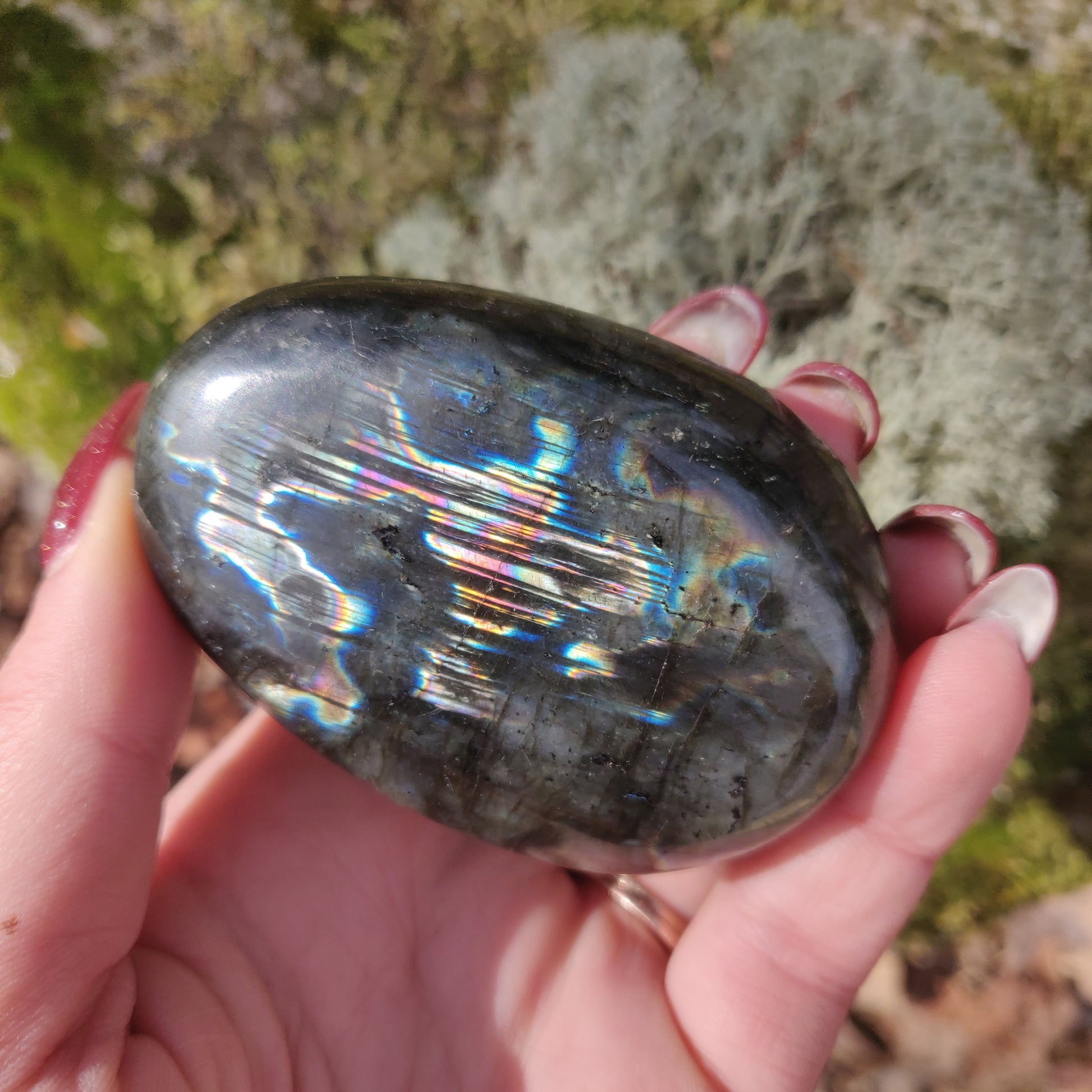 Labradorite Palm Stone (#3) - Simply Affinity