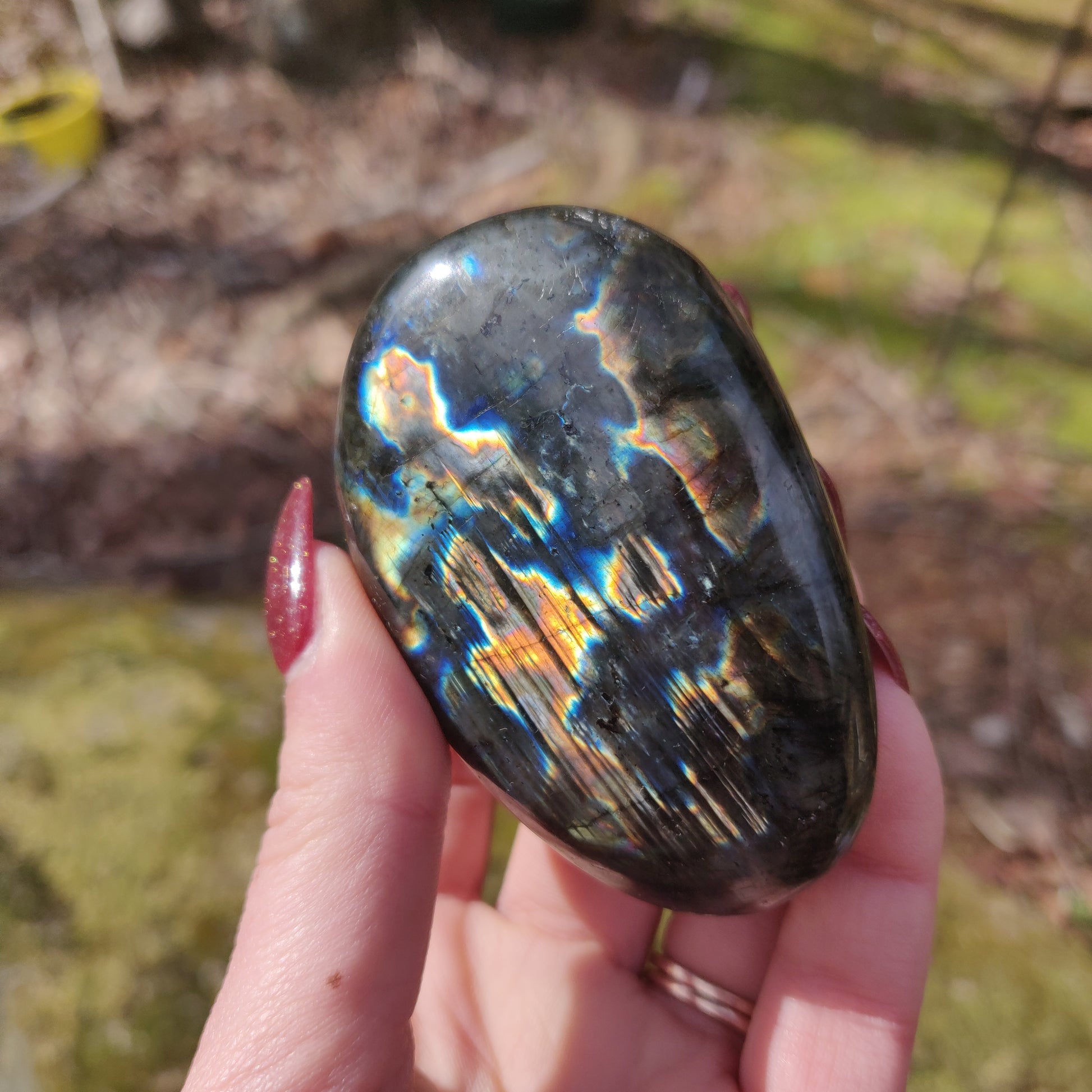 Labradorite Palm Stone (#3) - Simply Affinity