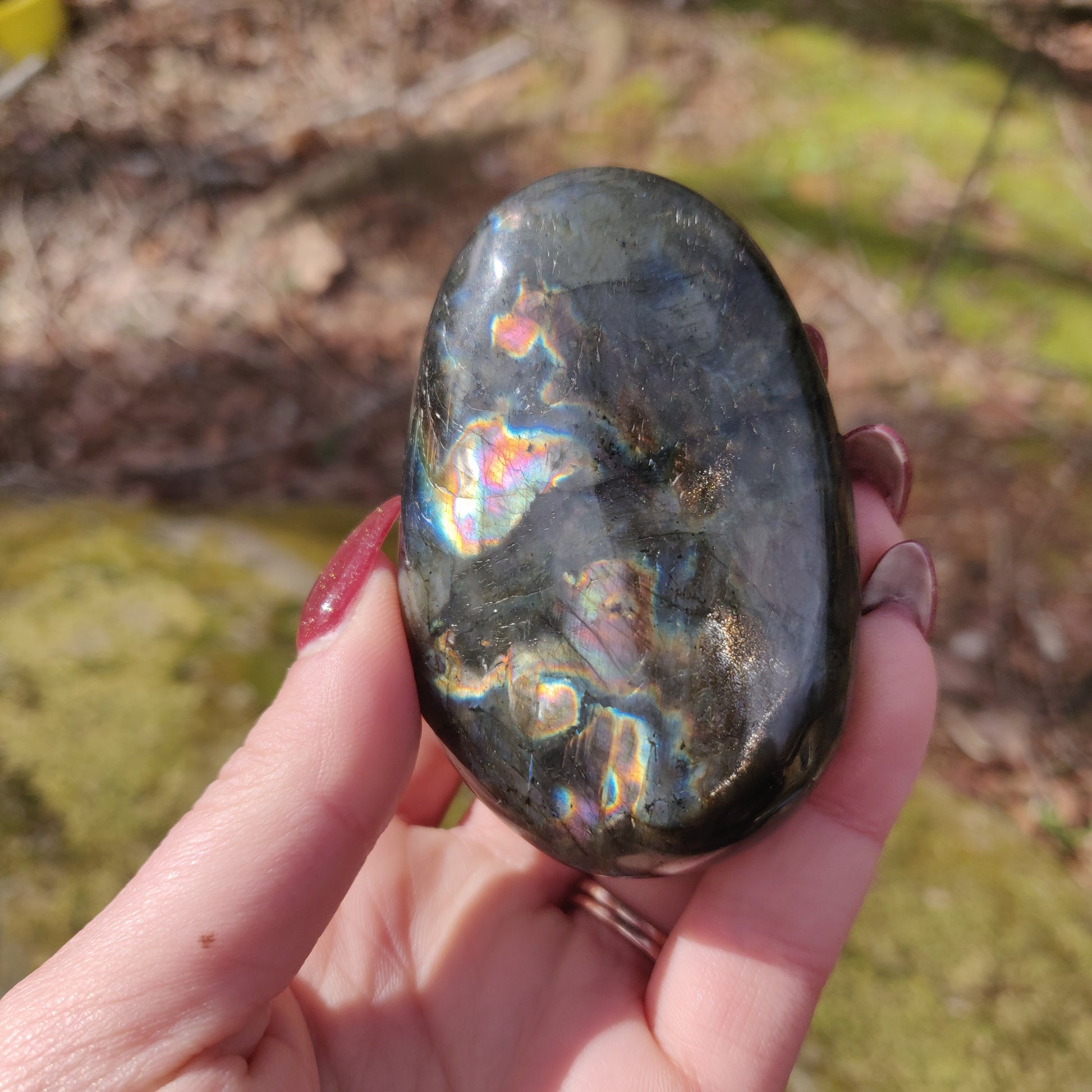 Labradorite Palm Stone (#3) - Simply Affinity