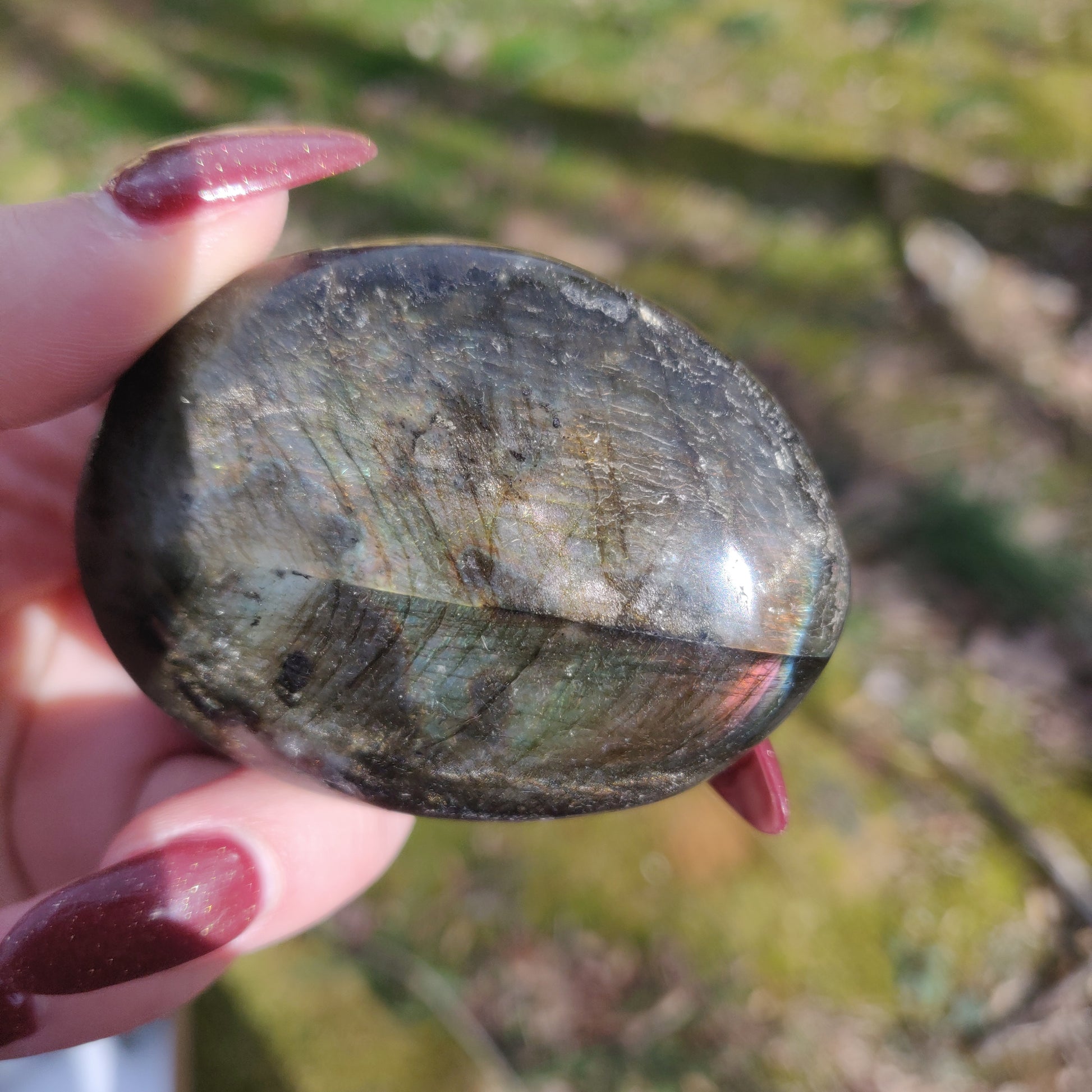 Labradorite Palm Stone (#19) - Simply Affinity