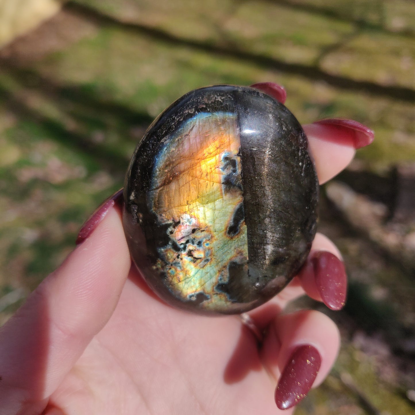 Labradorite Palm Stone (#19) - Simply Affinity