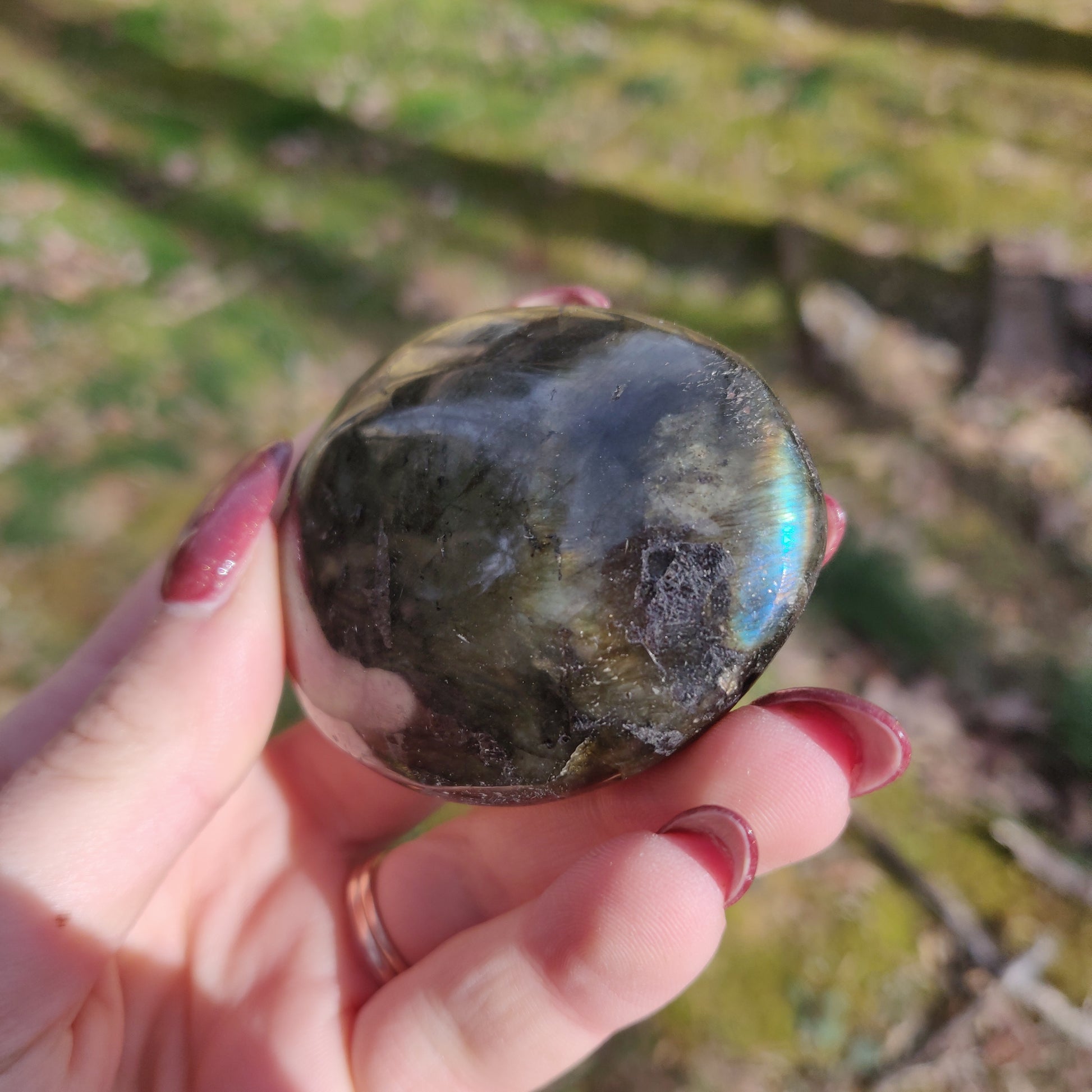 Labradorite Palm Stone (#19) - Simply Affinity