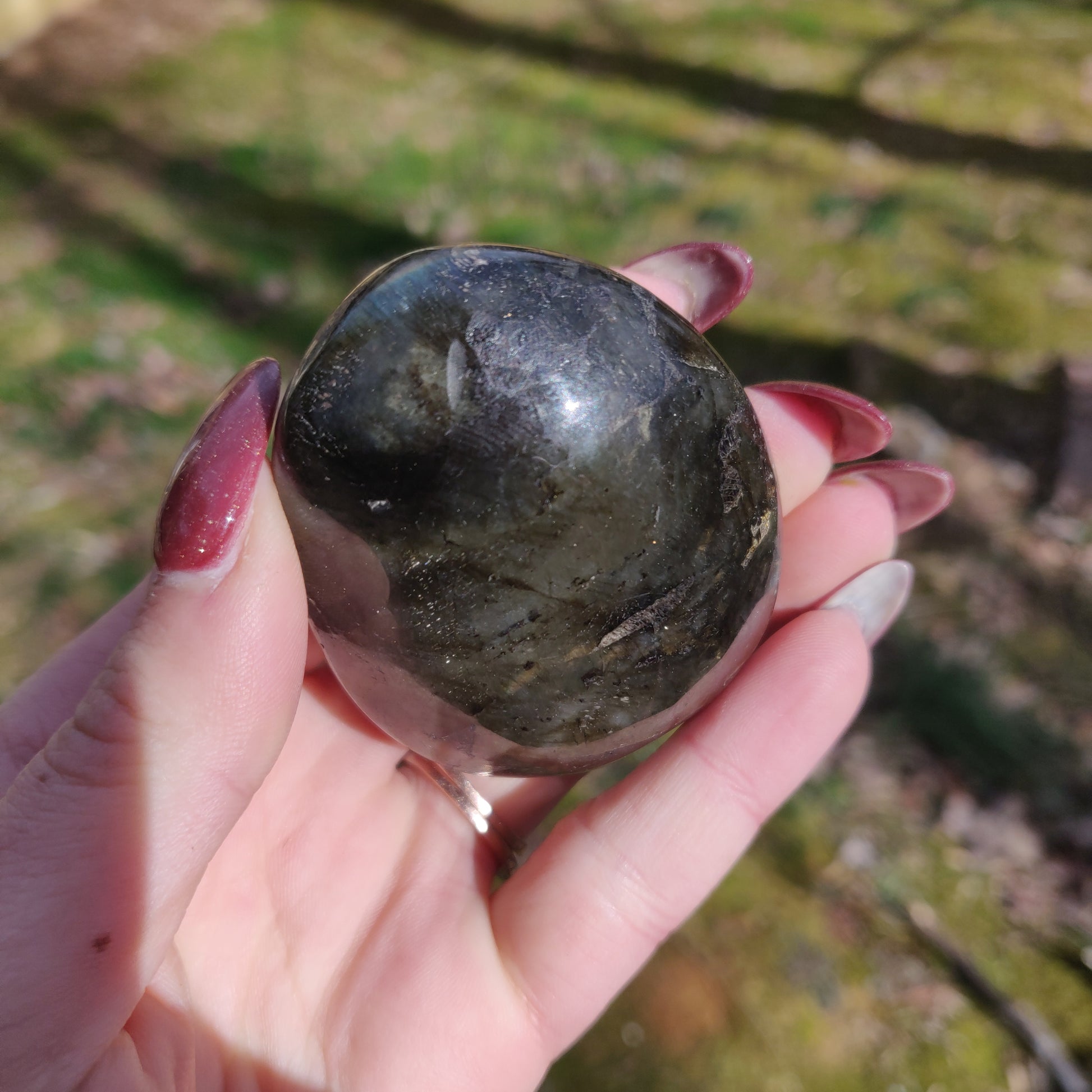 Labradorite Palm Stone (#19) - Simply Affinity