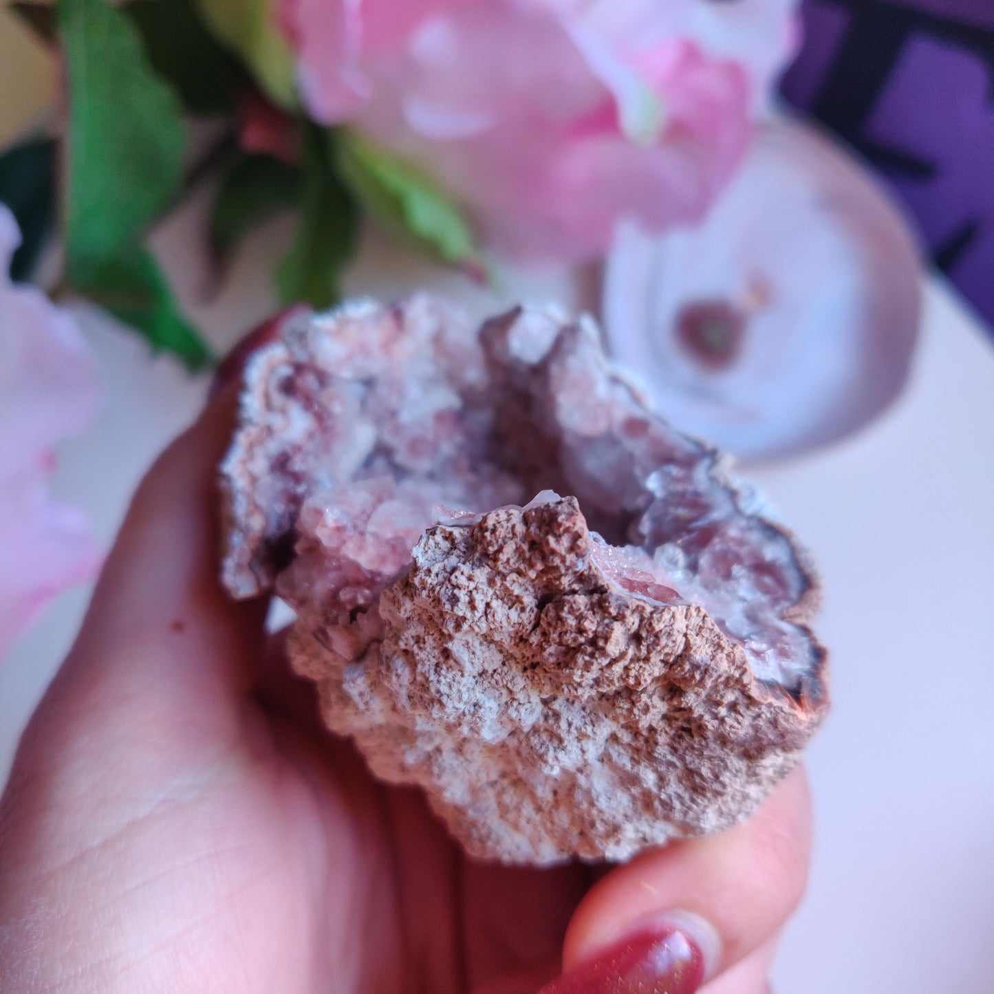 Pink Amethyst Geode (#9)