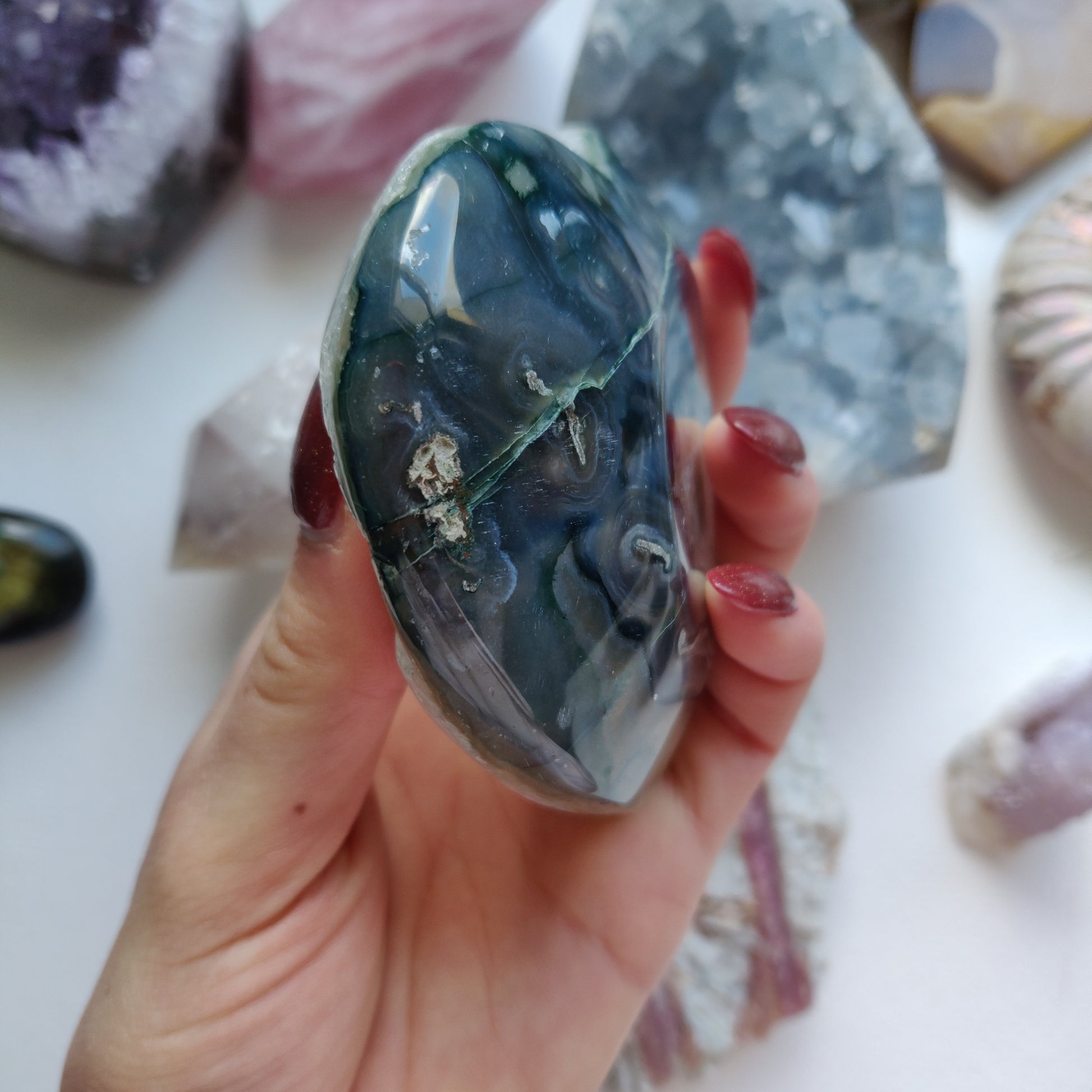 Amethyst Geode / Agate Heart (#1A) - Simply Affinity