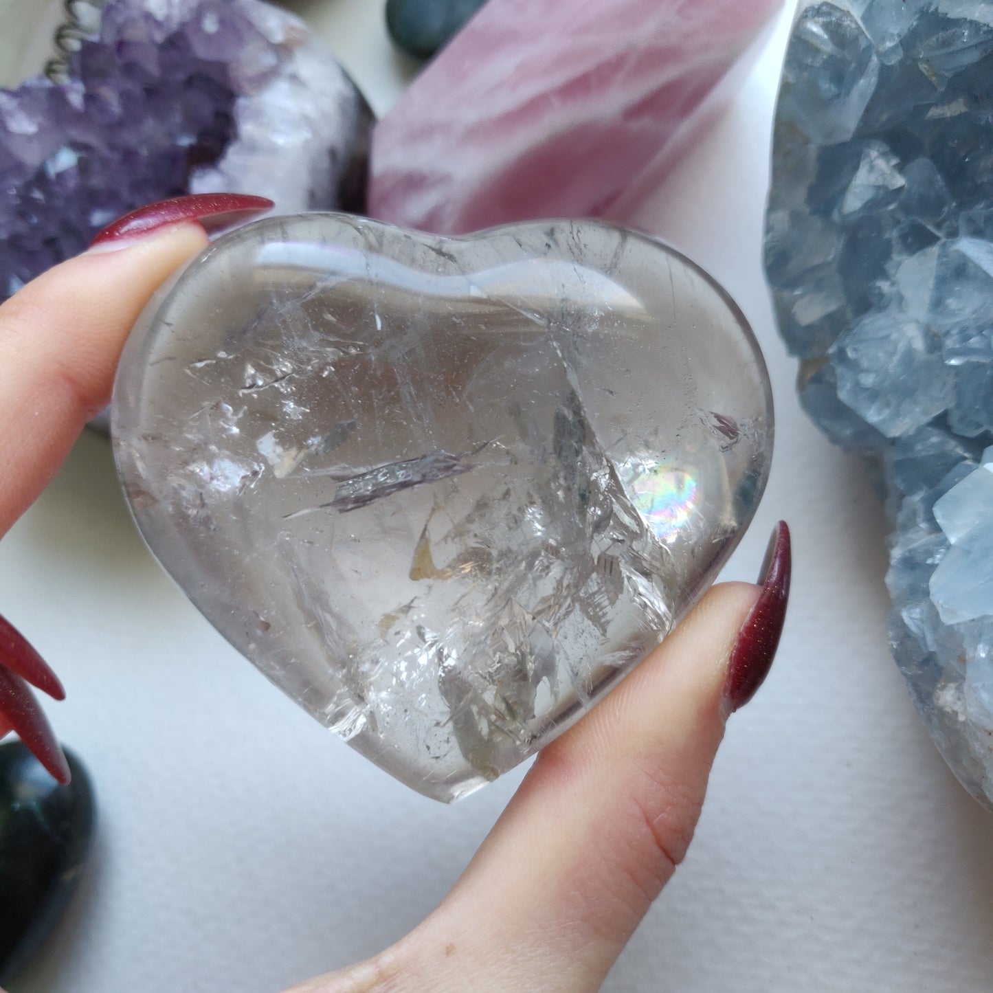 Smoky Quartz Heart (#2)