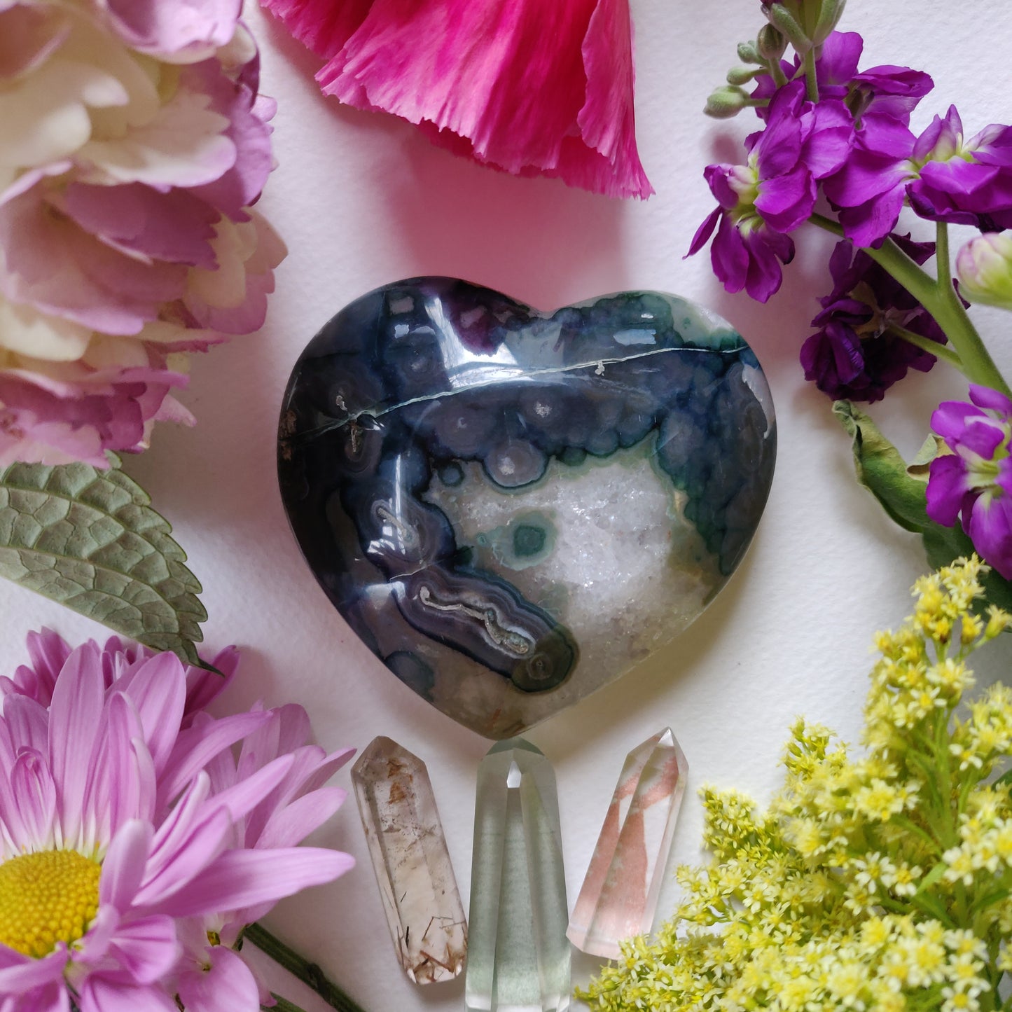 Amethyst Geode / Agate Heart (#1A) - Simply Affinity