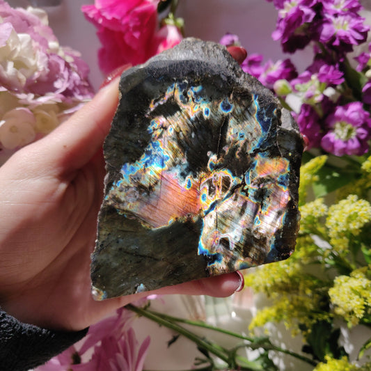 Labradorite Slab - Self-Standing (#50) - Simply Affinity