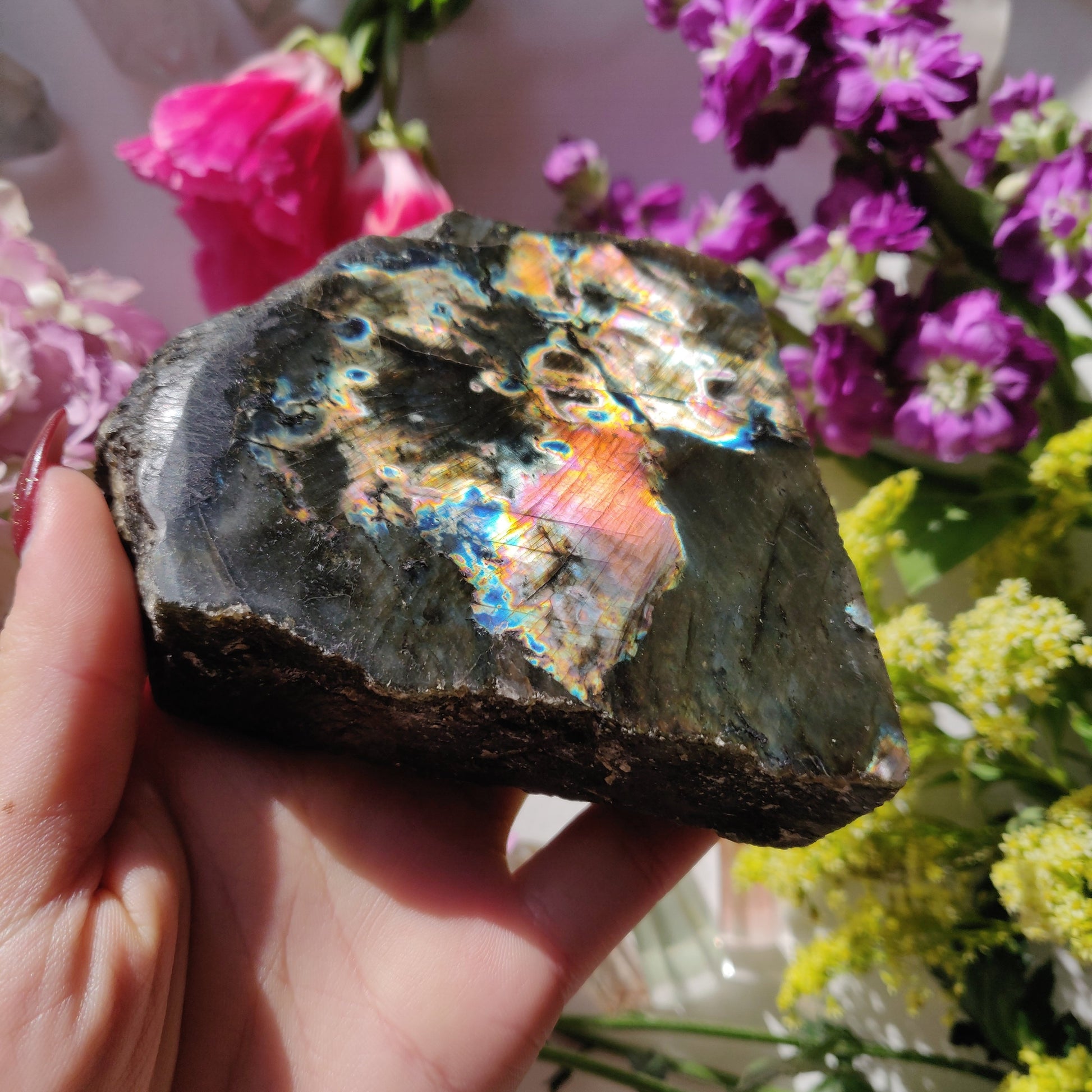Labradorite Slab - Self-Standing (#50) - Simply Affinity