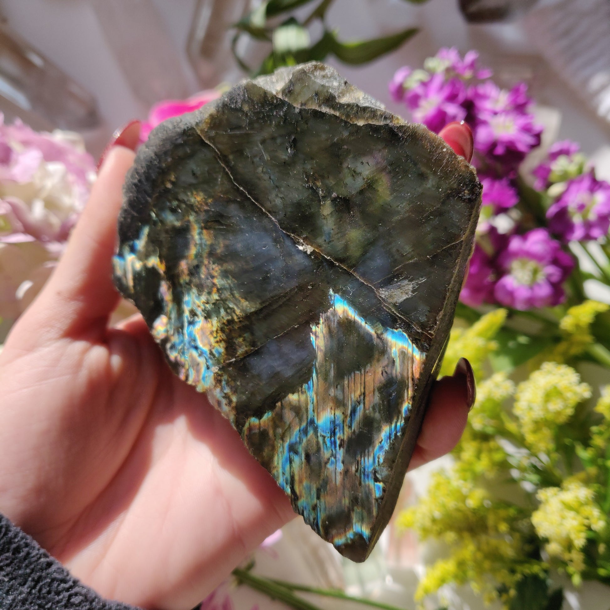 Labradorite Slab - Self-Standing (#50) - Simply Affinity