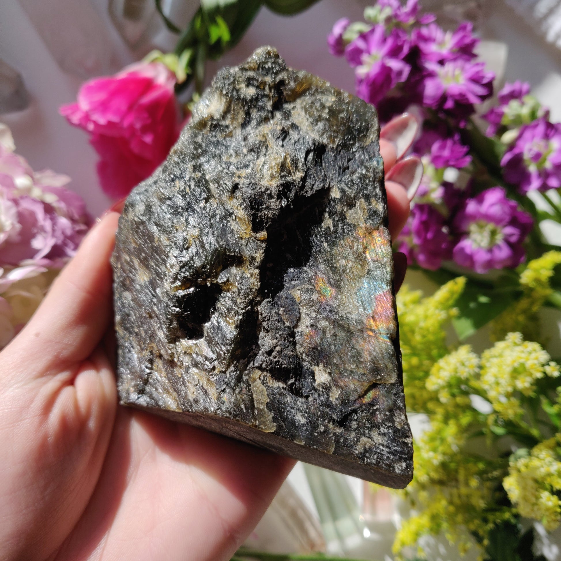 Labradorite Slab - Self-Standing (#50) - Simply Affinity