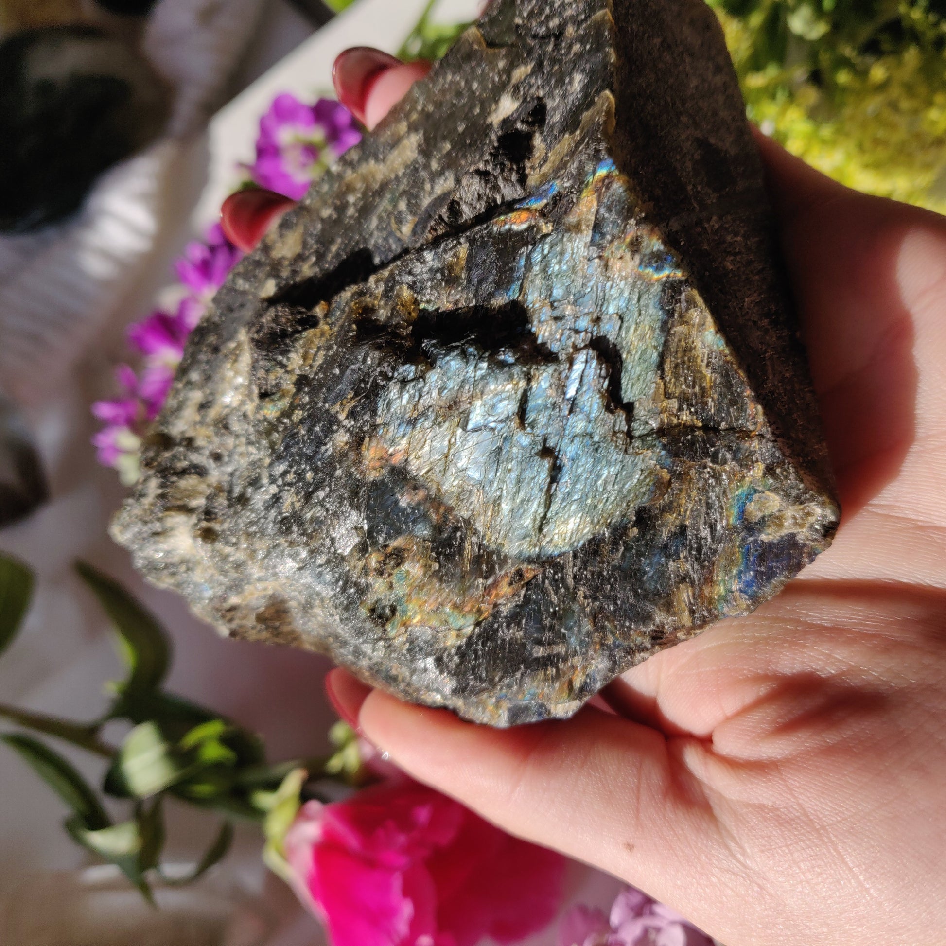 Labradorite Slab - Self-Standing (#50) - Simply Affinity