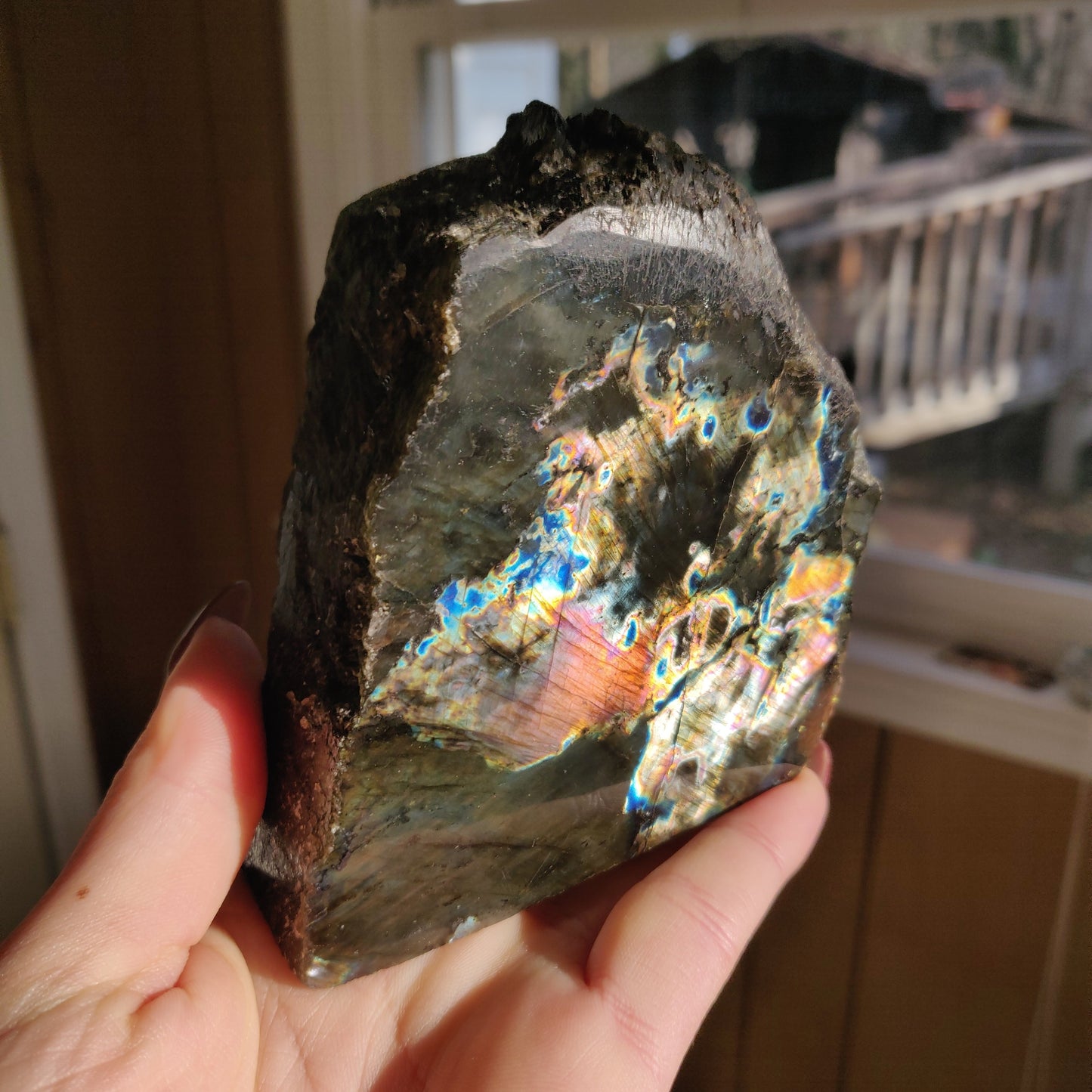 Labradorite Slab - Self-Standing (#50) - Simply Affinity