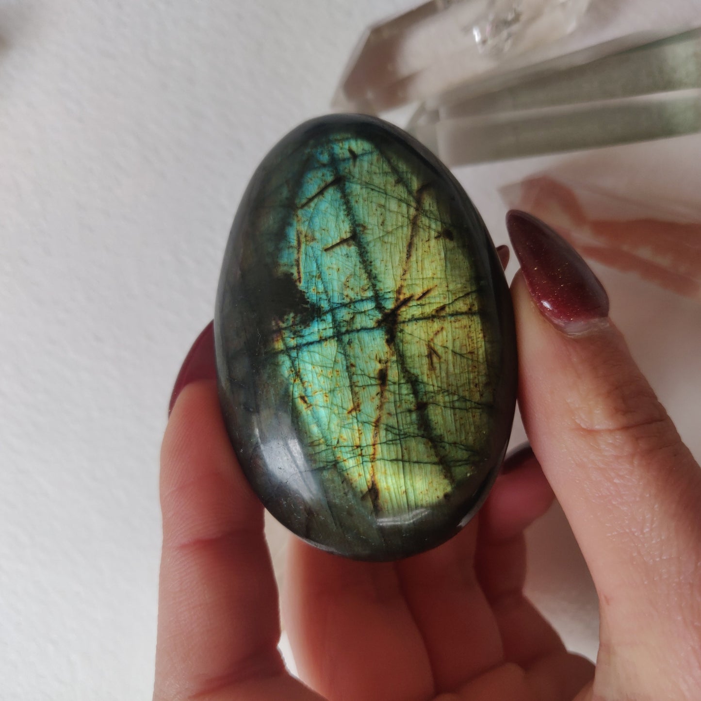 Labradorite Palm Stone (#132A) - Simply Affinity
