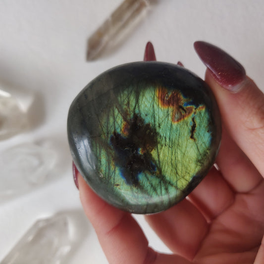 Labradorite Palm Stone (#119A) - Simply Affinity