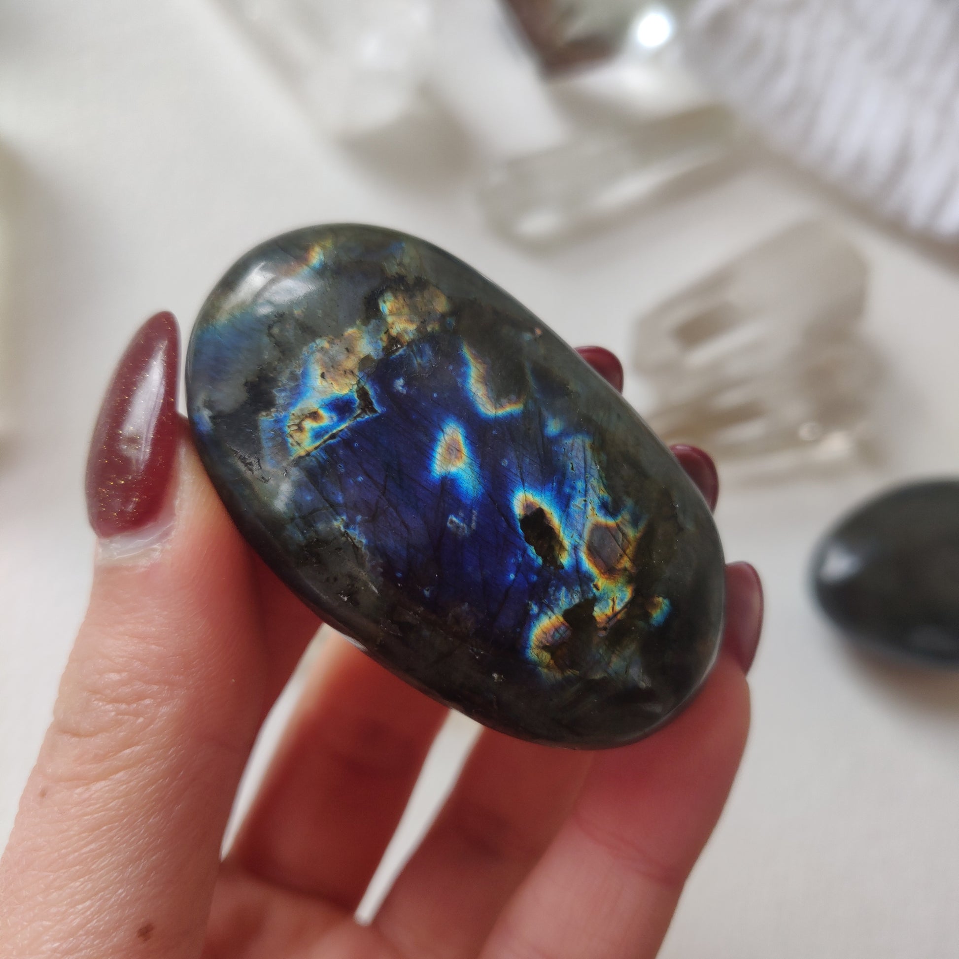 Labradorite Palm Stone (#113A) - Simply Affinity
