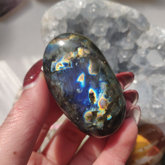 Labradorite Palm Stone (#113A) - Simply Affinity