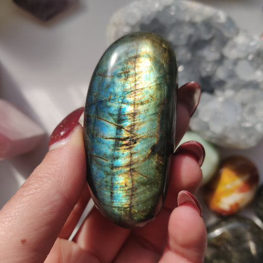 Labradorite Palm Stone (#114A) - Simply Affinity