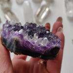 Amethyst Geode Heart (#2A) - Simply Affinity