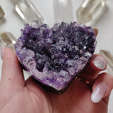 Amethyst Geode Heart (#2A) - Simply Affinity