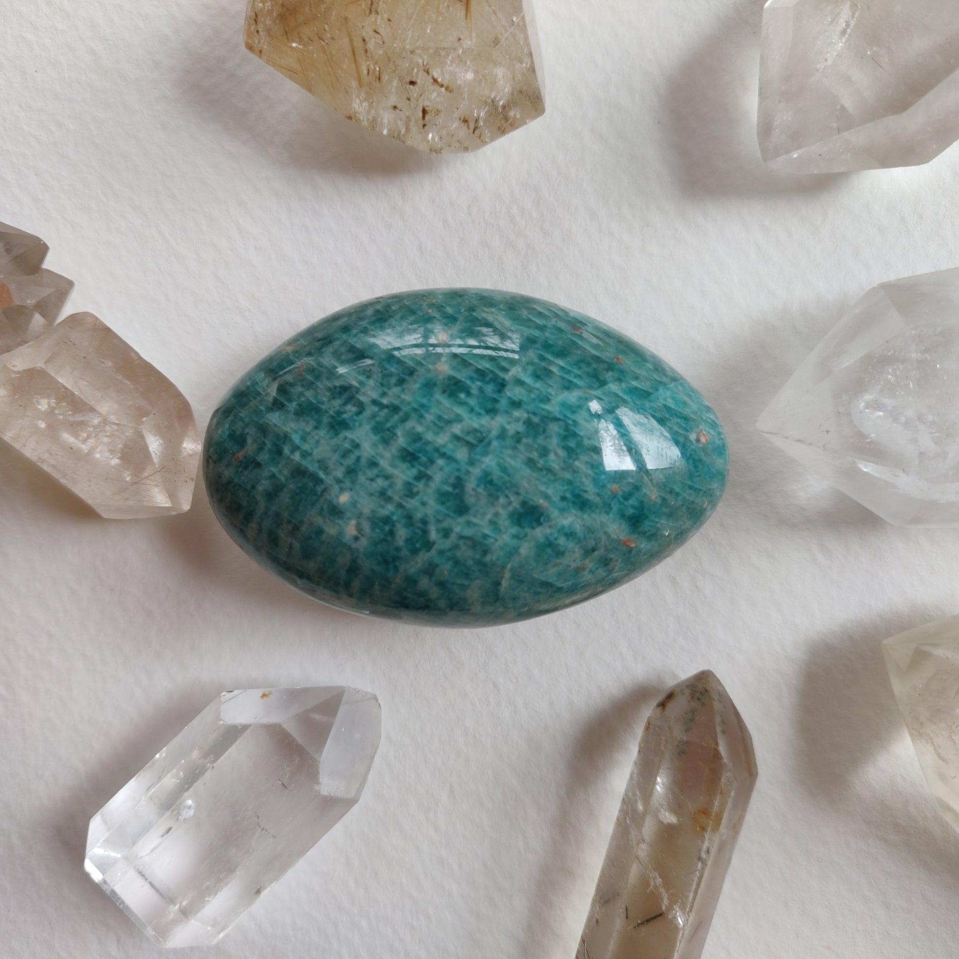 Amazonite Palm Stone (#5A) - Simply Affinity