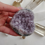 Amethyst Geode Heart (#3A) - Simply Affinity