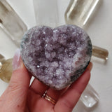 Amethyst Geode Heart (#3A) - Simply Affinity