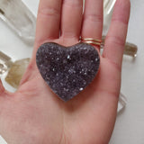 Amethyst Geode Heart (#4A) - Simply Affinity