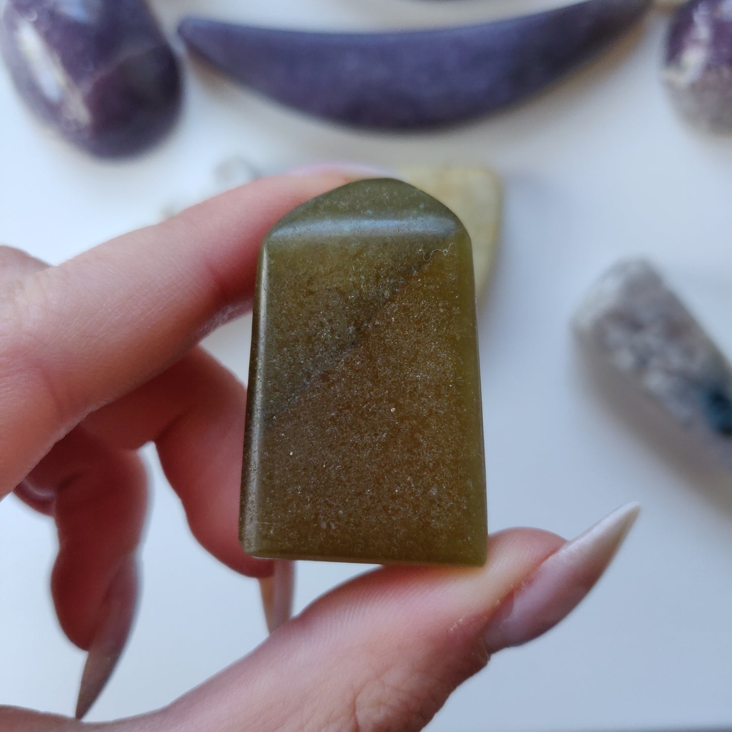 Gaia Euphoralite Tower - Green Lepidolite (#2)