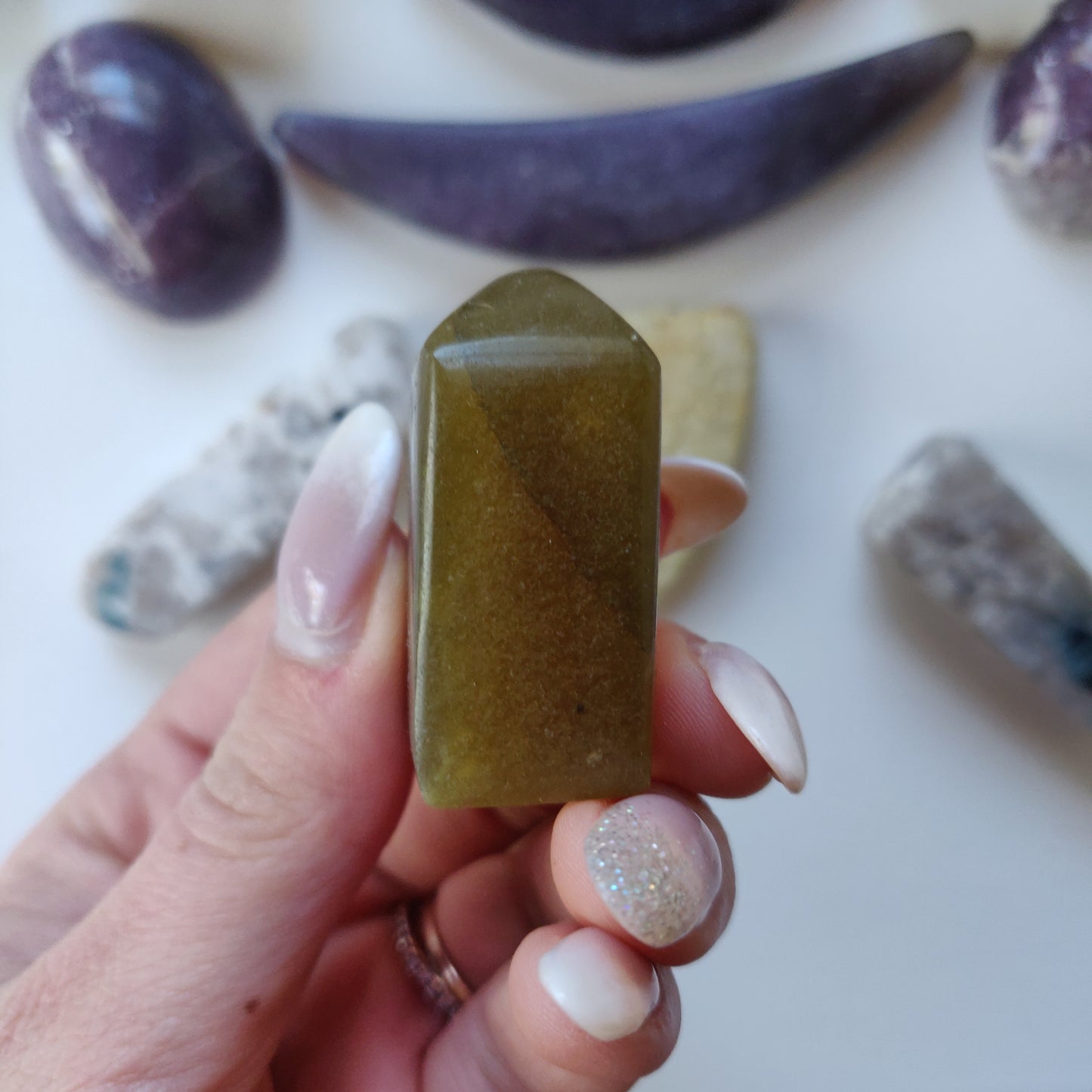 Gaia Euphoralite Tower - Green Lepidolite (#2)