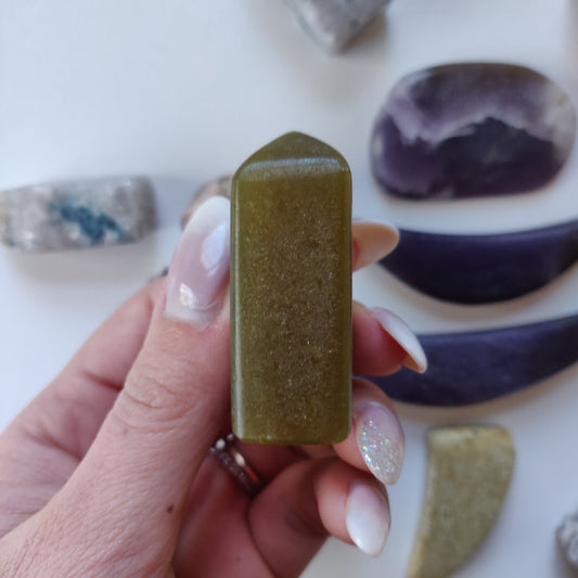 Gaia Euphoralite Tower - Green Lepidolite (#3)