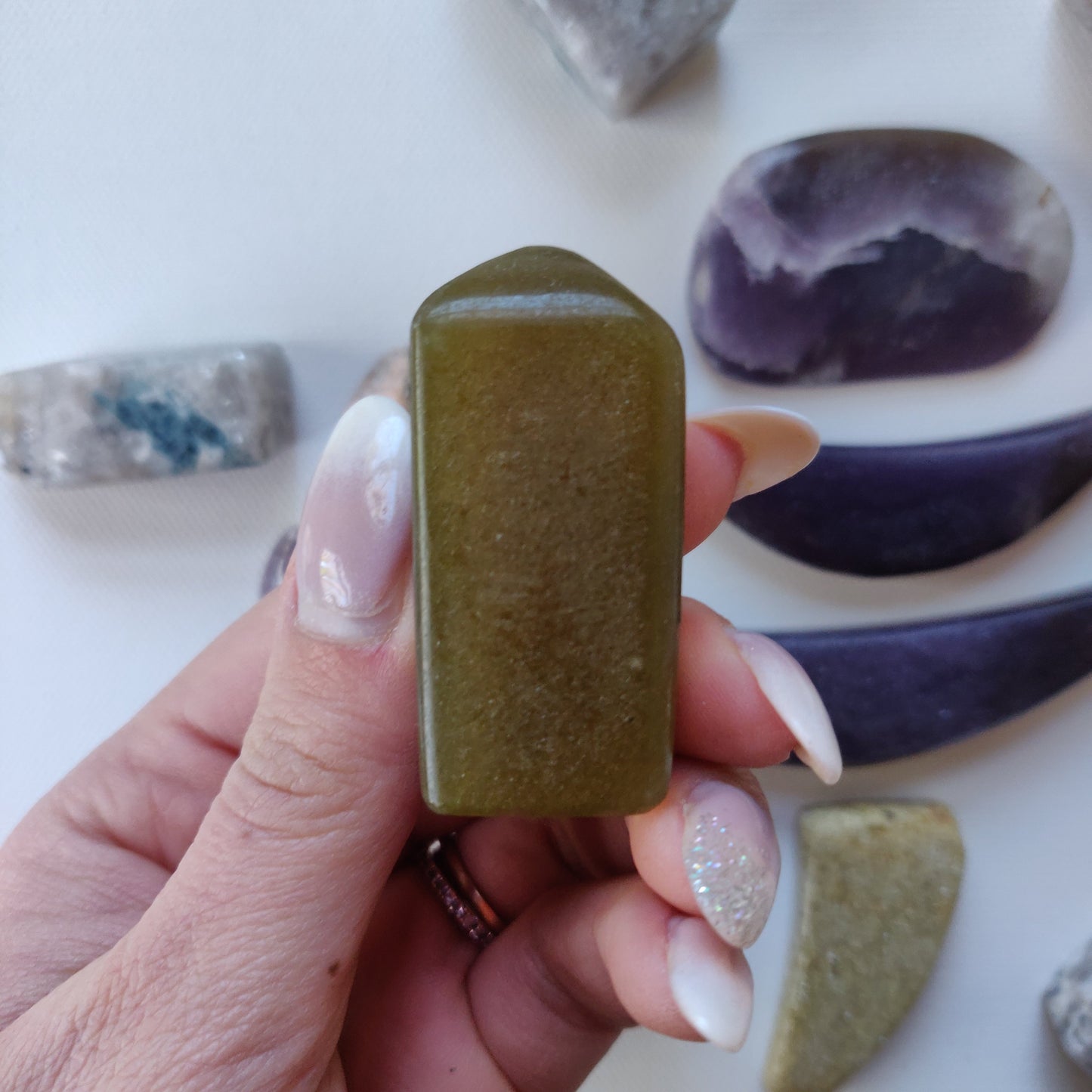 Gaia Euphoralite Tower - Green Lepidolite (#3)