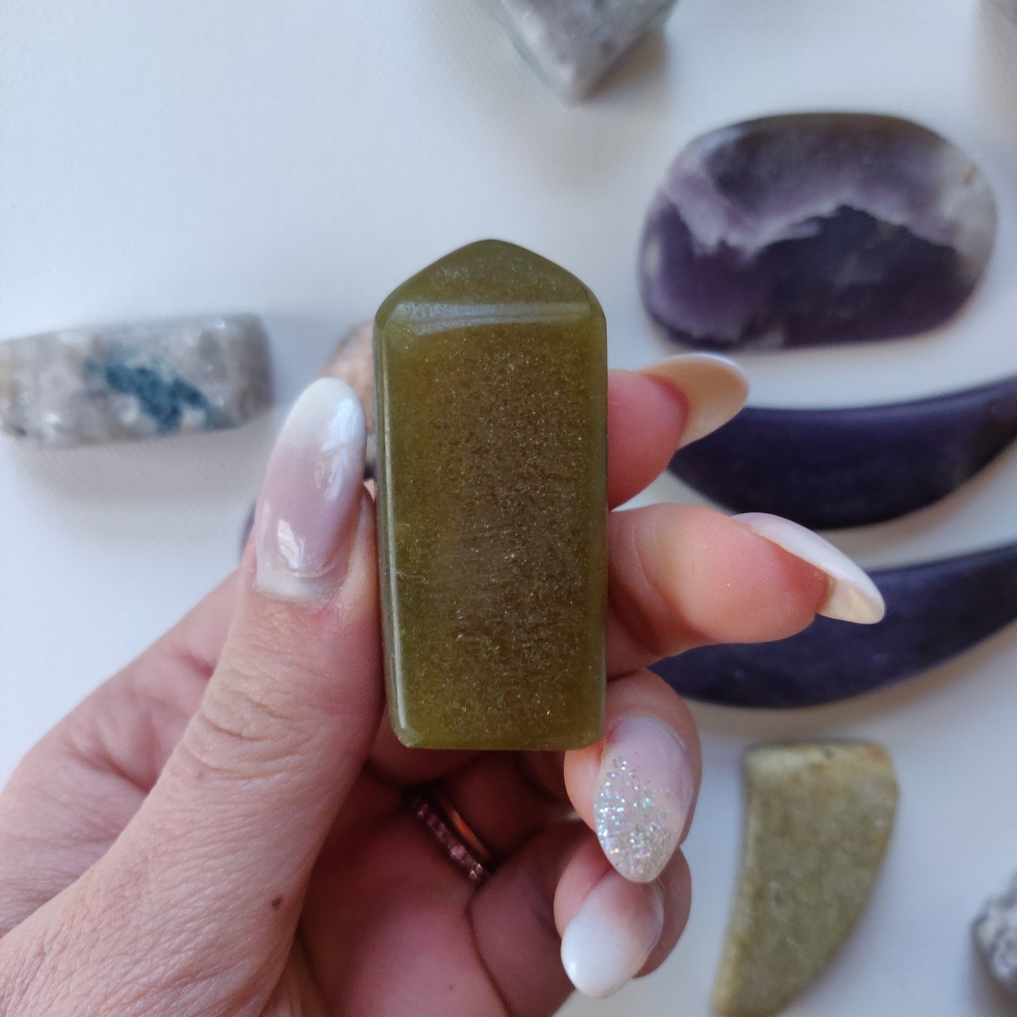 Gaia Euphoralite Tower - Green Lepidolite (#3)