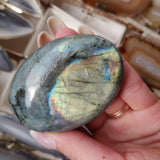 Labradorite Palm Stone (#139)
