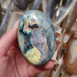 Labradorite Palm Stone (#139)