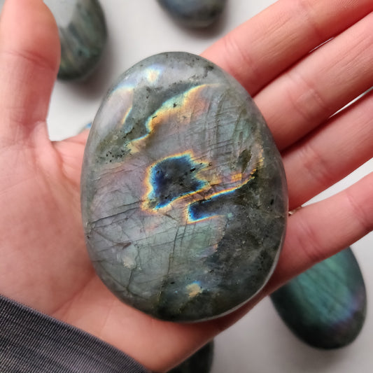 Labradorite Palm Stone (#187)