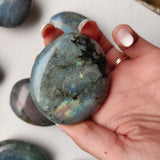 Labradorite Palm Stone (#188)